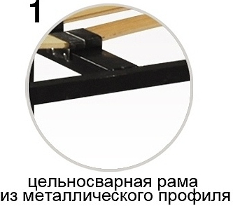 Каркас без ножек усиленный STEEL&WOOD - купить и недорого в Украине - фото - картинка товара 3
