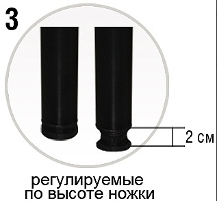 Каркас на ножках усиленный STEEL&WOOD - купить и недорого в Украине - фото - картинка товара 5