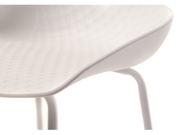 Полубарный стул B-06 – белый цвет – картинка – фото товара 6