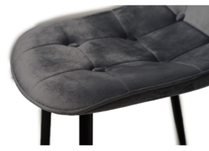 Стул М-01-3 - купить недорого в Украине с гарантией и доставкой – цвет серый вельвет – фото товара 9