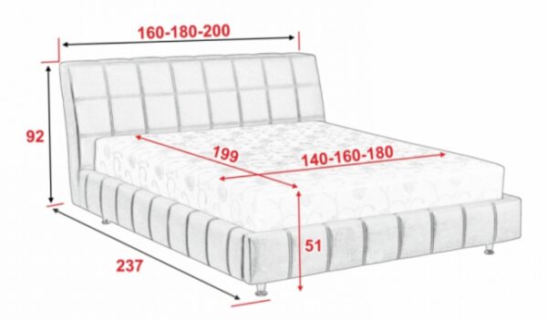 Кровать «Люкс», недорого купить, с доставкой по Украине. 4