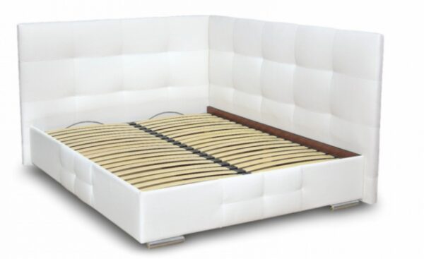 Кровать «Мега» с 2-я спинками Железный каркас, купить недорого в Украине.