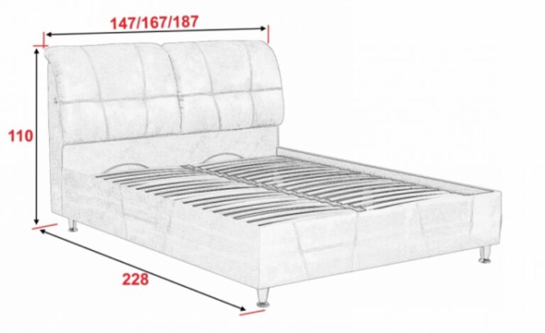 Металлический каркас кровати 160 200