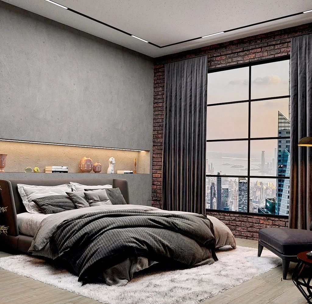 Дизайн спальни 14,12,2021 - №0005 - Bedroom design - mebeltops.com