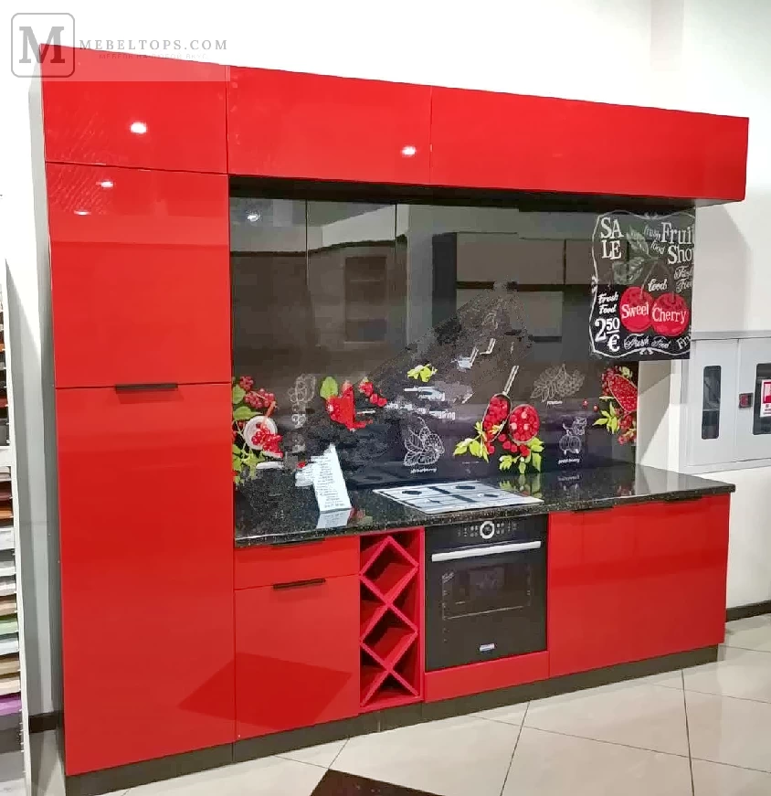Кухня Крашеный высокий глянец KX-6726 – купить в Украине с доставкой и гарантией – фото товара mebeltops.com 2