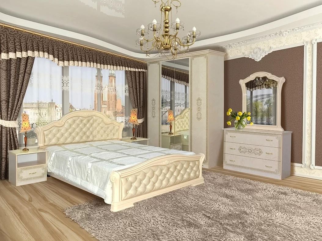 Тумбочка - Модульная Спальня Венеция Новая - фото товара украинского мебельного магазина mebeltops.com 4