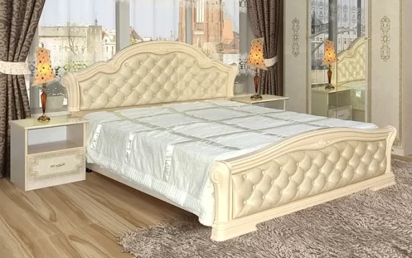 Кровать 2-сп (1.6) - Модульная Спальня Венеция Новая - фото товара украинского мебельного магазина mebeltops.com 4