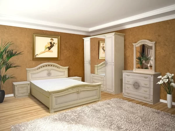 Кровать 2-сп - Модульная Спальня Диана - фото товара украинского мебельного магазина mebeltops.com 4