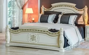 Кровать 2-сп - Модульная Спальня Жасмин - фото товара украинского мебельного магазина mebeltops.com 4