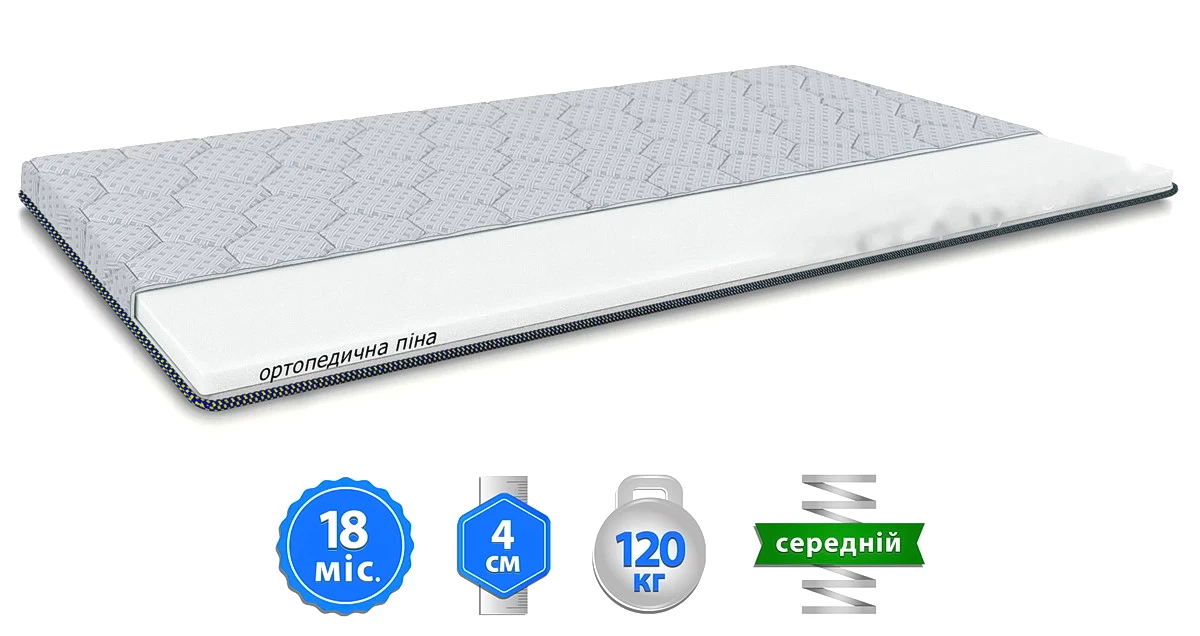 Матрас топер FREEDOM MINI (ФРИДОМ МИНИ) - фото товара украинского мебельного магазина mebeltops.com 1