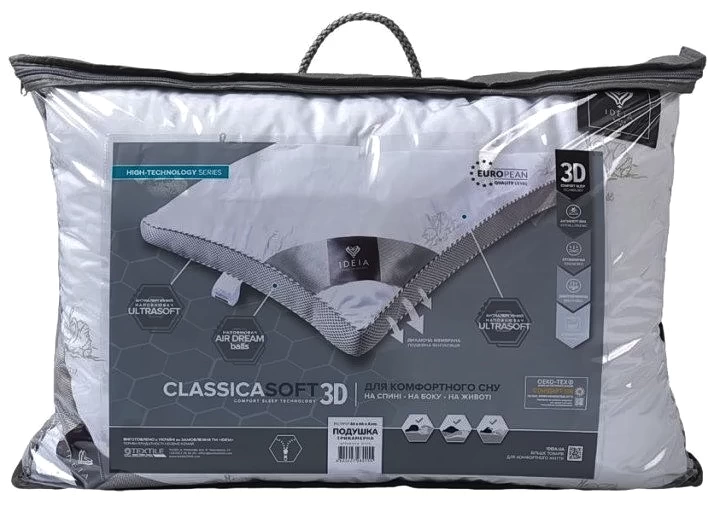 Подушка IDEIA CLASSICA SOFT 3D (КЛАССИКА СОФТ 3Д) - фото товара украинского мебельного магазина mebeltops.com 8