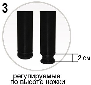 Каркас на ножках усиленный STEEL&WOOD - фото товара для mebeltops.com 5