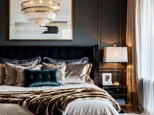 Стильные спальни 2025 года №009 mebeltops.com