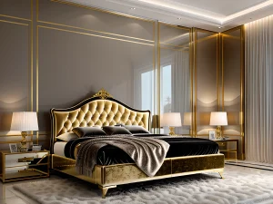 Стильные спальни 2025 года №010 mebeltops.com