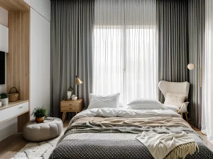 Стильные спальни 2025 года №012 mebeltops.com