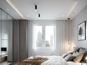 Стильные спальни 2025 года №015 mebeltops.com