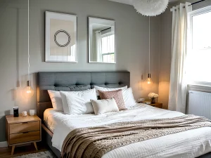 Стильные спальни 2025 года №016 mebeltops.com