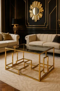 Арт-деко интерьер №029 журнальный столик фото mebeltops.com