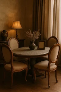 Винтажный Обеденный Набор №034 mebeltops.com 2025