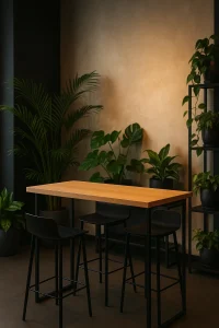 Всё о барных столах- размеры, материалы, формы, высота №33 - mebeltops.com