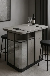 Всё о барных столах- размеры, материалы, формы, высота №38 - mebeltops.com