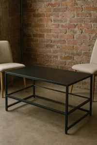 Индустриальный журнальный столик №034 журнальный столик фото mebeltops.com