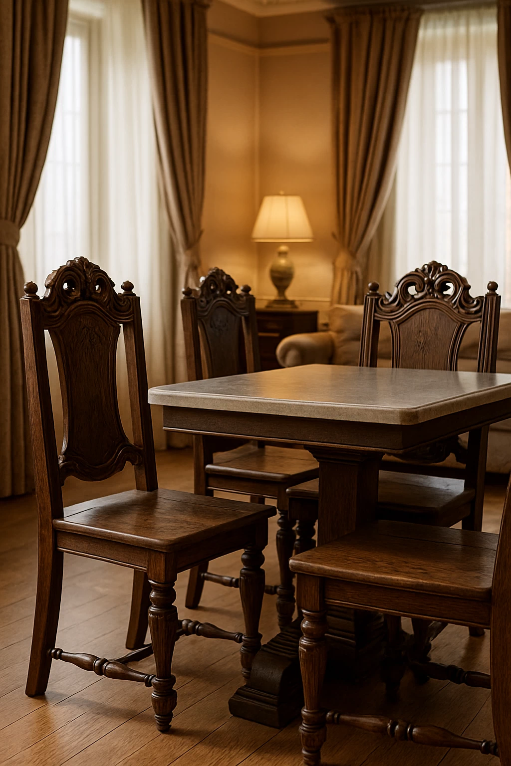 Классические дубовые стулья №027 mebeltops.com 2025