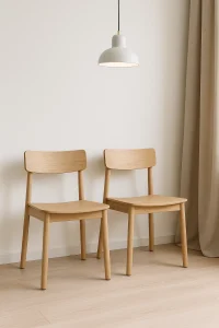 Минималистичные деревянные стулья №004 mebeltops.com 2025