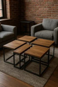 Модульный столик в гостиной №008 журнальный столик фото mebeltops.com