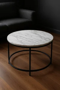 Мраморный столик №015 журнальный столик фото mebeltops.com