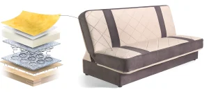 Прямой диван Калипсо №03 - товар mebeltops.com