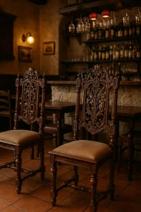 Ренессансные деревянные стулья №018 mebeltops.com 2025