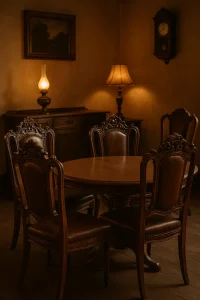 Ретро обеденный интерьер №009 mebeltops.com 2025