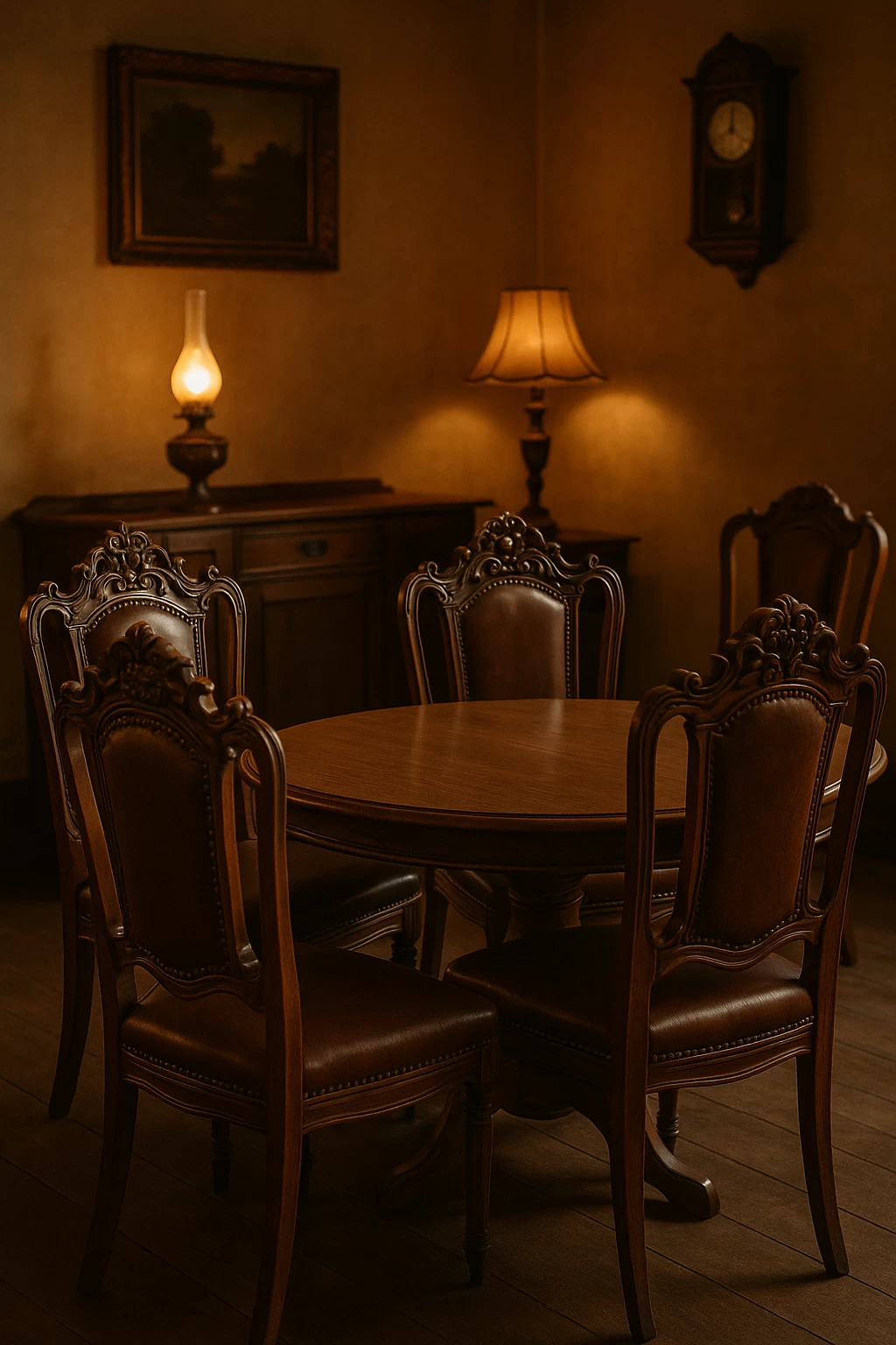 Ретро обеденный интерьер №009 mebeltops.com 2025