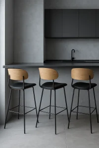 Современные барные стулья №016 mebeltops.com 2025