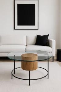 Стеклянный Журнальный Столик №019 журнальный столик фото mebeltops.com