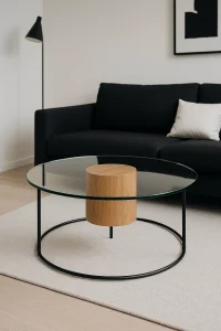 Стеклянный Журнальный Столик №020 журнальный столик фото mebeltops.com