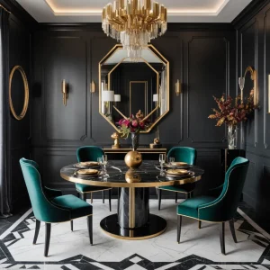 Обеденные столы в интерьере №0006 - для статьи 2025 mebeltops.com