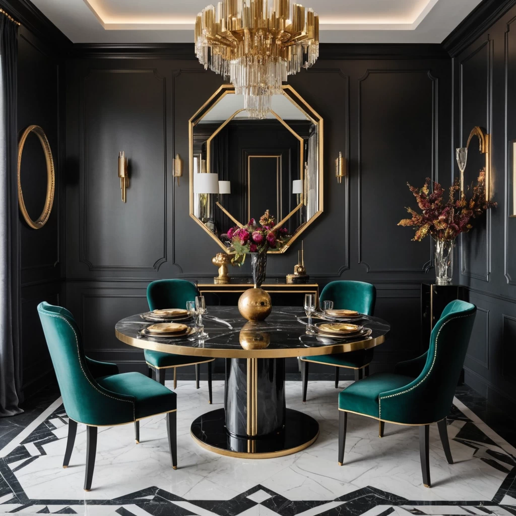 Обеденные столы в интерьере №0006 - для статьи 2025 mebeltops.com