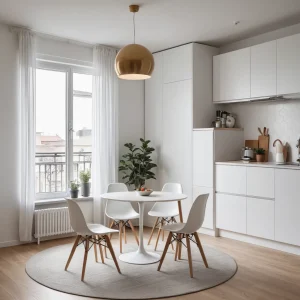 Обеденные столы в интерьере №0012 - для статьи 2025 mebeltops.com