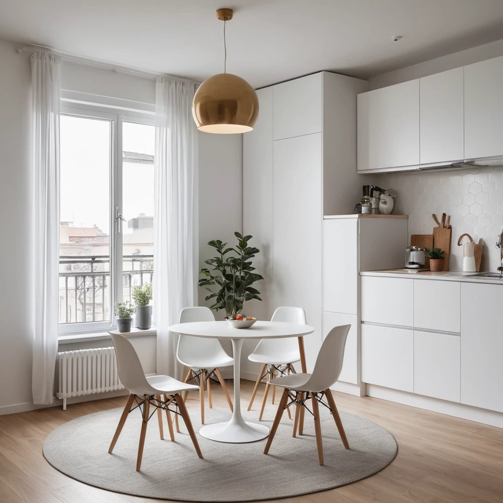 Обеденные столы в интерьере №0012 - для статьи 2025 mebeltops.com