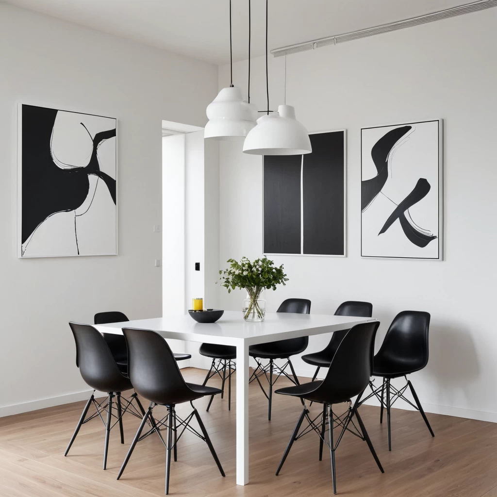 Обеденные столы в интерьере №0018 - для статьи 2025 mebeltops.com