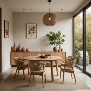 Обеденные столы в интерьере №0020 - для статьи 2025 mebeltops.com