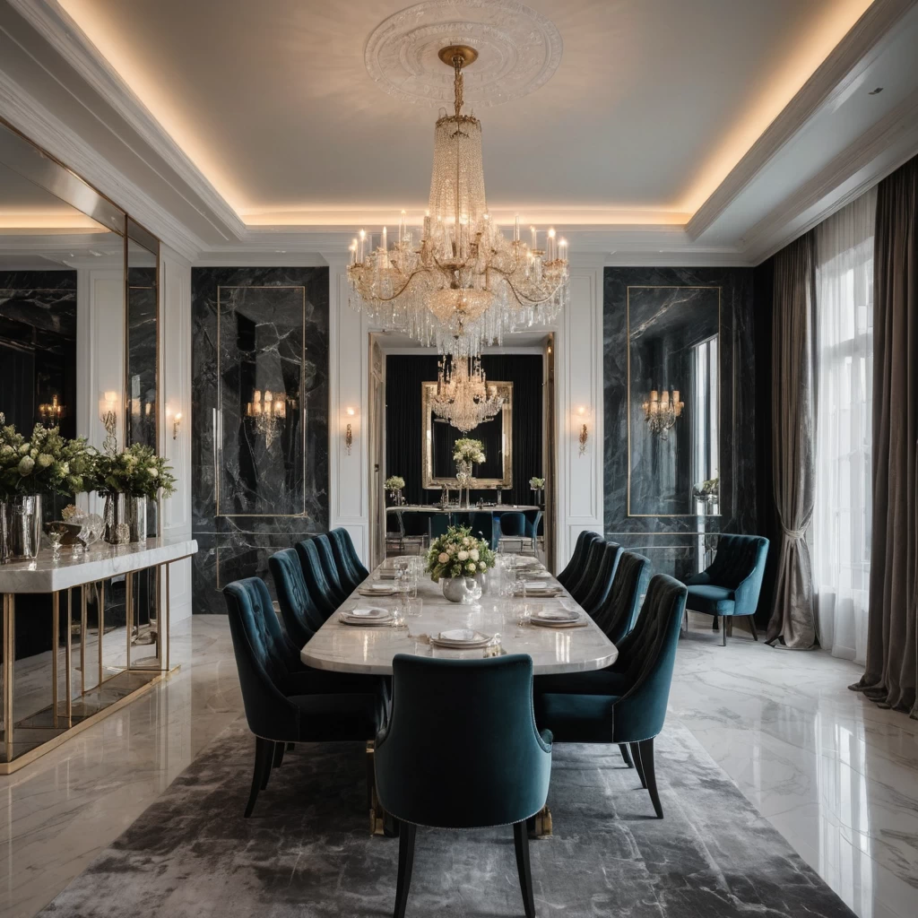 Обеденные столы в интерьере №0022 - для статьи 2025 mebeltops.com