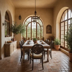 Обеденные столы в интерьере №0026 - для статьи 2025 mebeltops.com