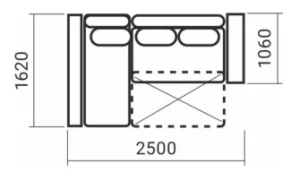 Угловой диван Валентин №02 - товар mebeltops.com