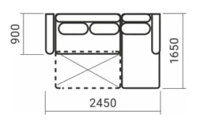 Угловой диван София 2