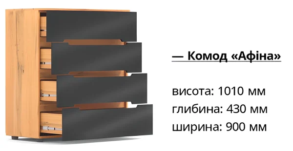 Комод Афина – Изящество и Практичность для Вашей Спальни