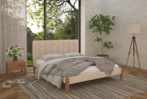 Кровать с мягким изголовьем Лондон