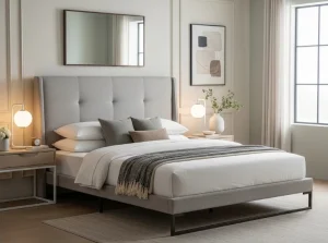 Кровати с мягким изголовьем